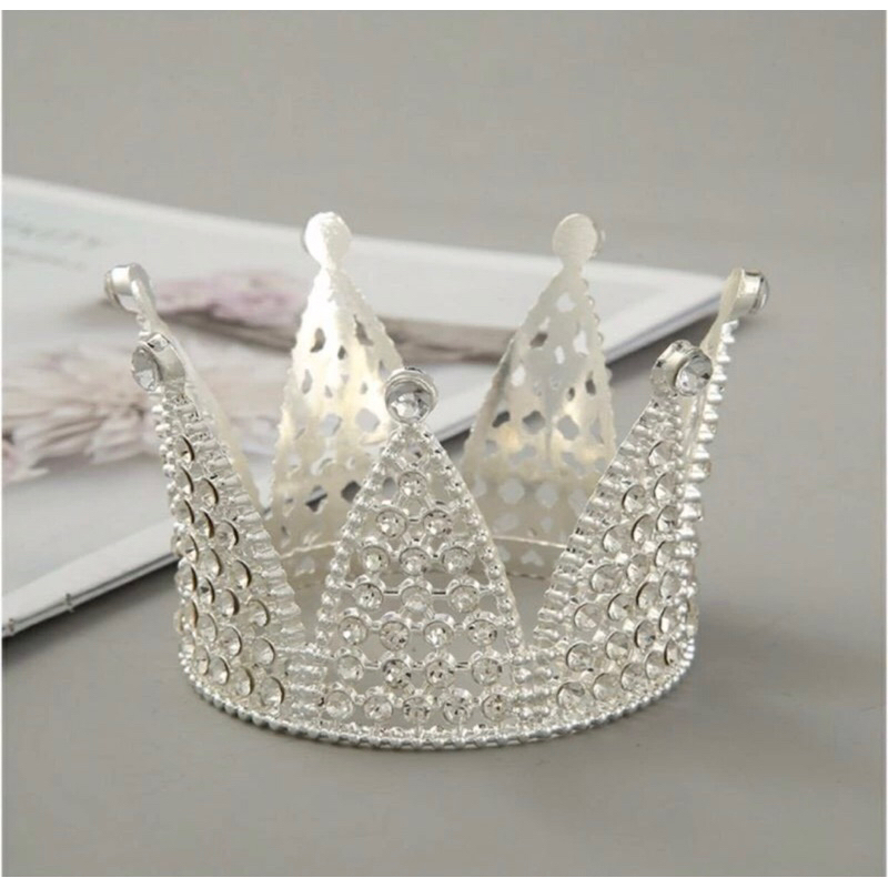 Vương miện nhựa trang trí bánh kem