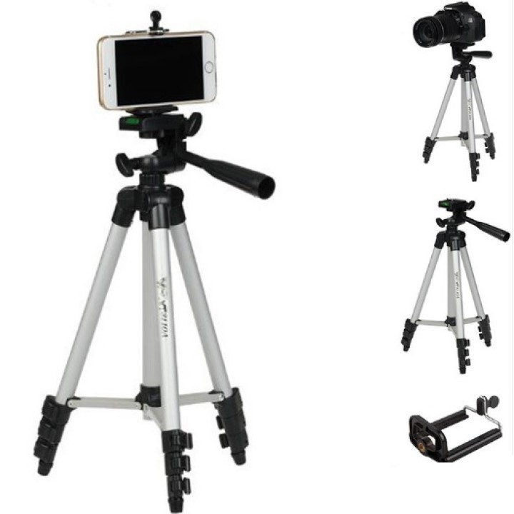 Gậy Tripod 3120, 3110 - Gậy Live Stream - Gậy chụp hình tự sướng 3 Chân Đa Năng