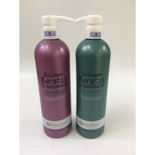 (Chính Hãng ) Dầu gội xả keratin collagen ededocean hương thơm phục hồi chống rụng tóc 800ml
