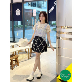 QUẦN VÁY ĐEN ĐAN REN [MINOR ROSSELLA]