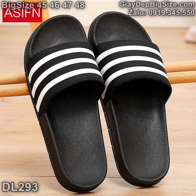 Dép lê quai dán, dép quai ngang cỡ lớn 45 46 47 48 cho nam cao to chân ú bè. Big size slippers for wide feet.