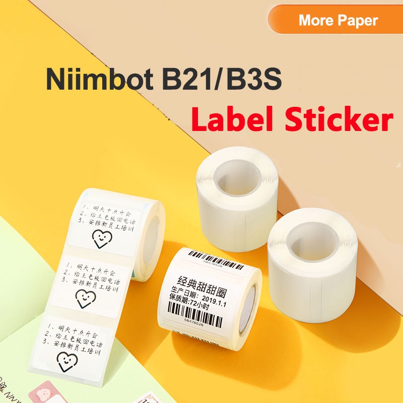 Giấy in nhiệt tem nhãn cho máy in nhãn Niimbot B21/ B3S