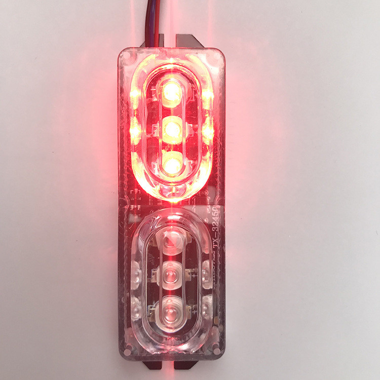 Đèn Led cảnh báo cảnh sát Xe máy/xe điện được trang bị Đèn đuôi flash 12v