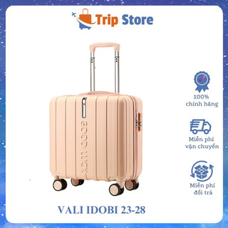 Vali du lịch idobi 23-28 size 18 inch,vali xách tay dáng vuông tích hợp khóa số bảo mật