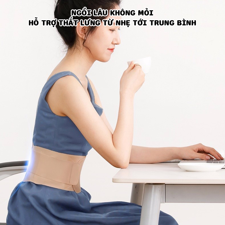 Đai Lưng Thắt Lưng Định Hình Cột Sống Cải Thiện Thoái Hóa,Thoát Vị Vùng Thắt Lưng Thoáng Khí Nhật Bản