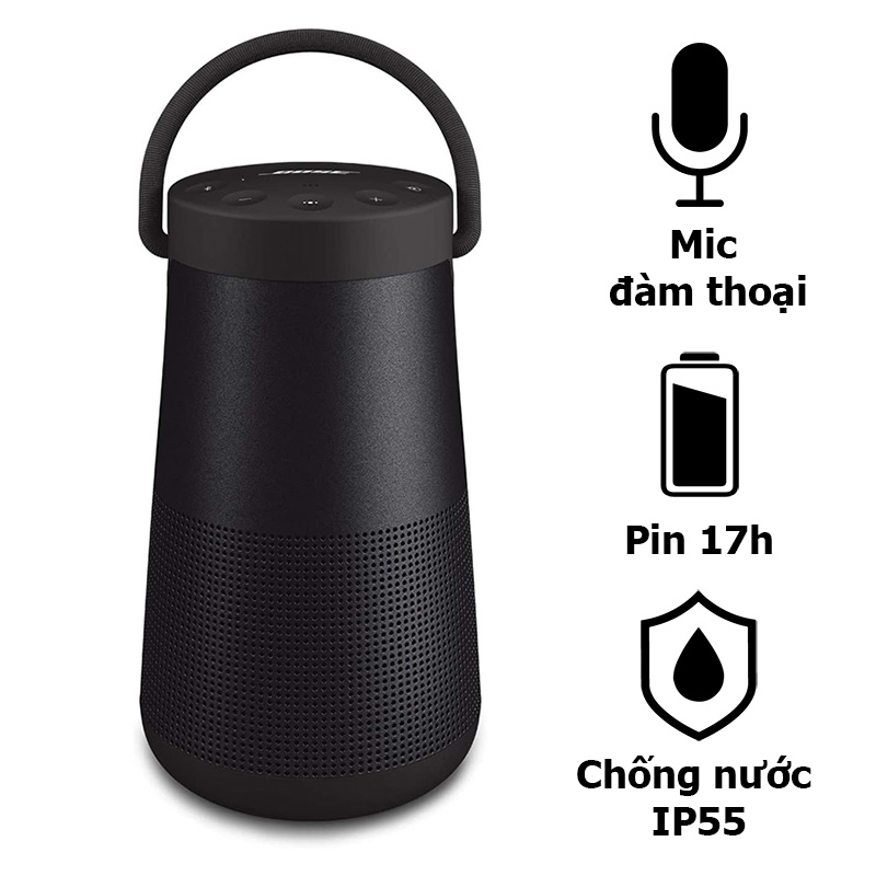 Loa Bose Soundlink Revolve Plus II (2) Chính Hãng, Pin 17h, IP55, Âm thanh 360 độ, Bluetooth, AUX