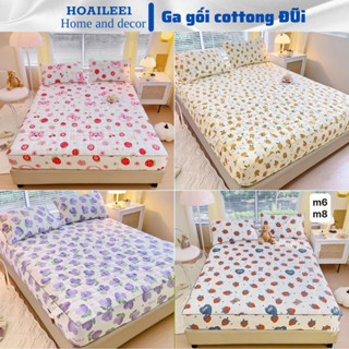 Sét ga gối trần bông chất liệu đũi kèm 2 vỏ gối ga trải giường đũi Bộ ga gối sơ đũi được chọn mẫu 1m2 1m4 1m5 1m6 1m8 2m
