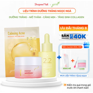 Bộ Dưỡng Trắng Ngọc Ngà GUO - 3 sản phẩm Trắng Hồng Tự Nhiên