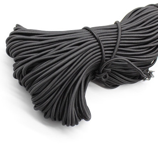 Dây Thừng Thun Đen 6mm 🥰🥰 ( 1 mét 12k )