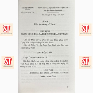 [Sách] Luật Giao dịch điện tử