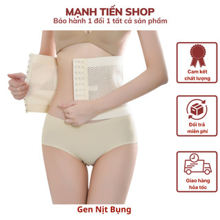  Gen Nịt Bụng, Định Hình Eo - Đai Siết Eo Có Nhiều Lỗ Thông Hơi