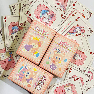 (Giao ngẫu nhiên) Bộ bài tây hoạt hình 54 lá Bộ bài Poker cute Bộ bài chơi dịp lễ tết nguyên đáng