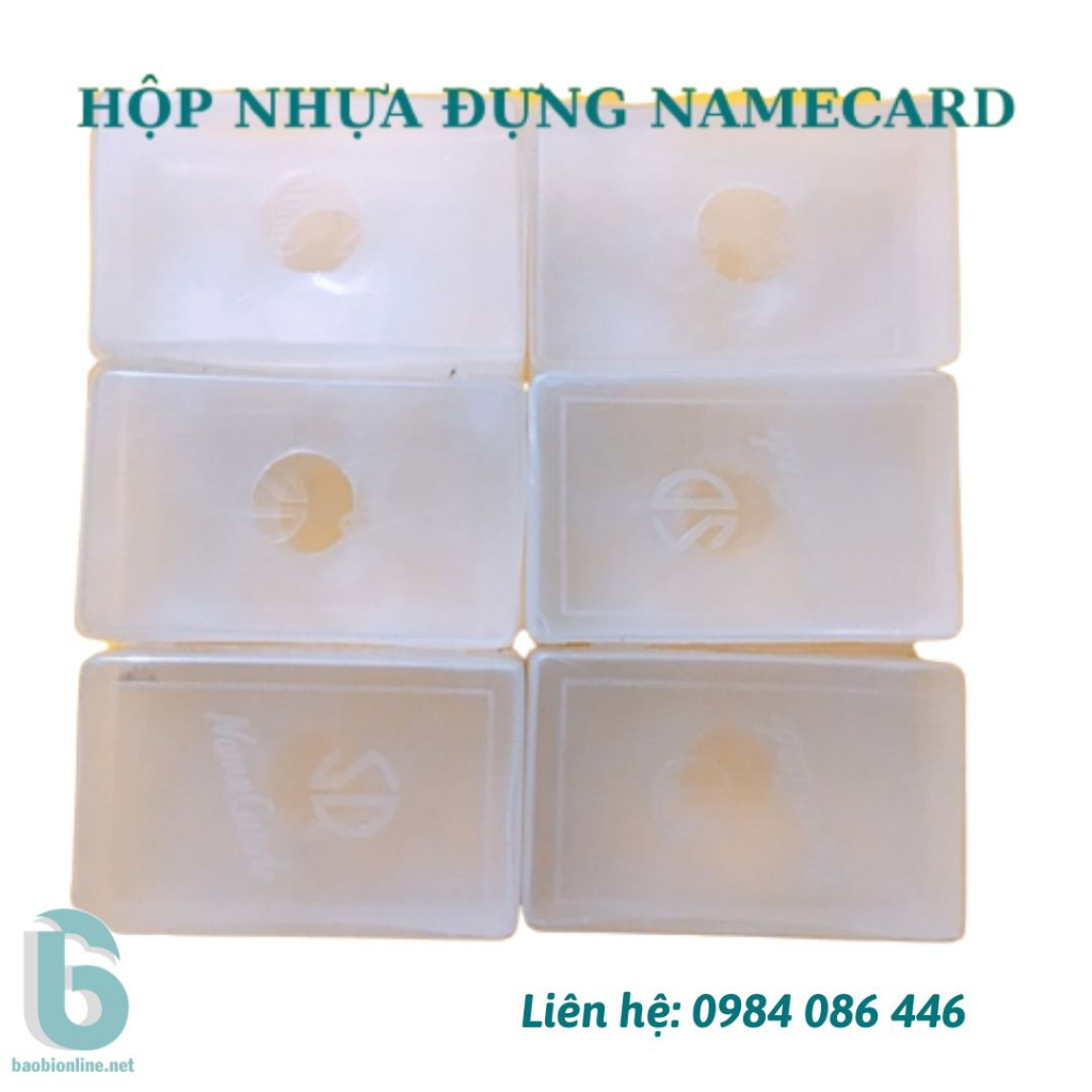 COMBO 50 & 100 HỘP NHỰA ĐỰNG NAMECARD, CARD VISIT | DANH THIẾP CHUẨN KÍCH THƯỚC 90X54MM - BAOBIONLINE