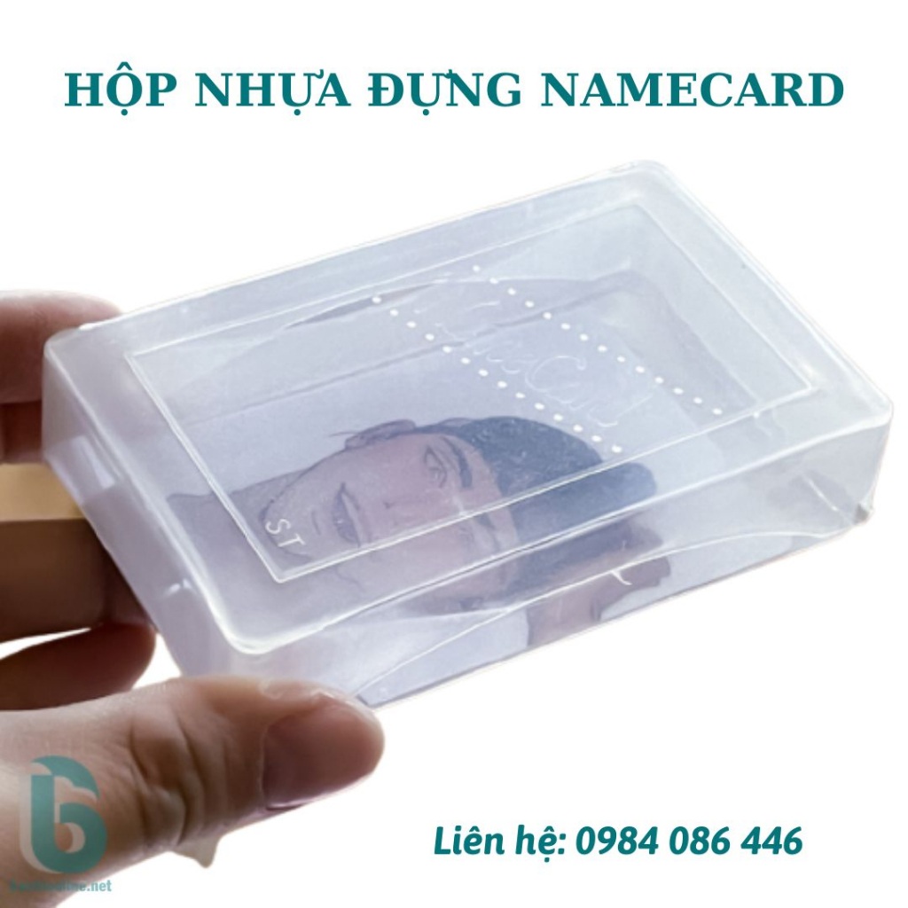 COMBO 50 & 100 HỘP NHỰA ĐỰNG NAMECARD, CARD VISIT | DANH THIẾP CHUẨN KÍCH THƯỚC 90X54MM - BAOBIONLINE