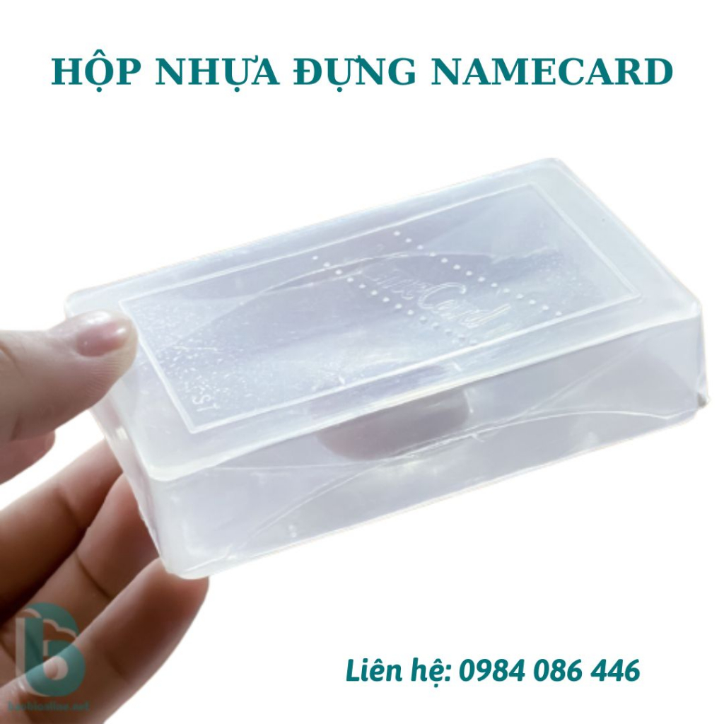 COMBO 50 & 100 HỘP NHỰA ĐỰNG NAMECARD, CARD VISIT | DANH THIẾP CHUẨN KÍCH THƯỚC 90X54MM - BAOBIONLINE