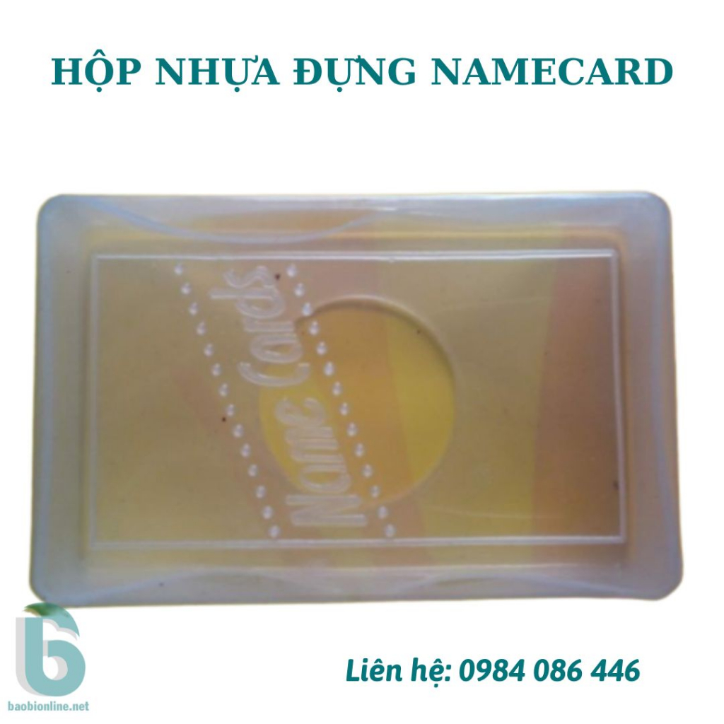 COMBO 50 & 100 HỘP NHỰA ĐỰNG NAMECARD, CARD VISIT | DANH THIẾP CHUẨN KÍCH THƯỚC 90X54MM - BAOBIONLINE
