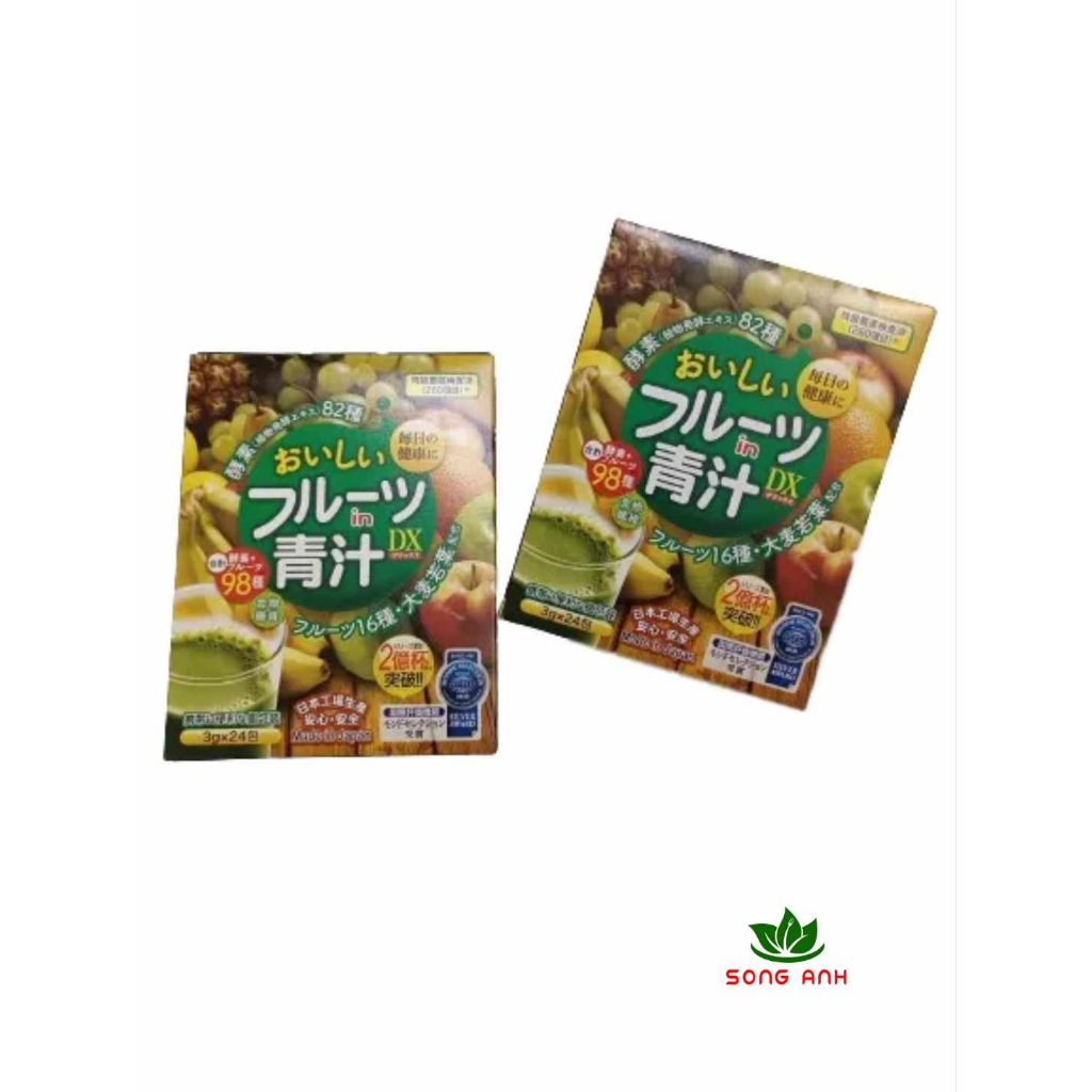 Hộp 24 gói bột bổ sung từ 98 loại hoa quả, rau củ tổng hợp Japan Gals, hàng Nhật nội địa