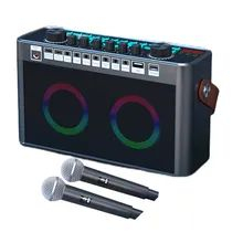 Loa Karaoke Bluetooth, Loa Karaoke Xách Tay SY9 Tích Hợp SoundCard Livestream Tặng Kèm 2 Micro