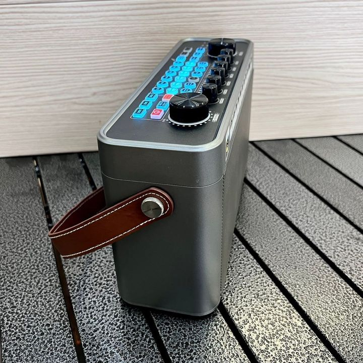 Loa Karaoke Bluetooth, Loa Karaoke Xách Tay SY9 Tích Hợp SoundCard Livestream Tặng Kèm 2 Micro