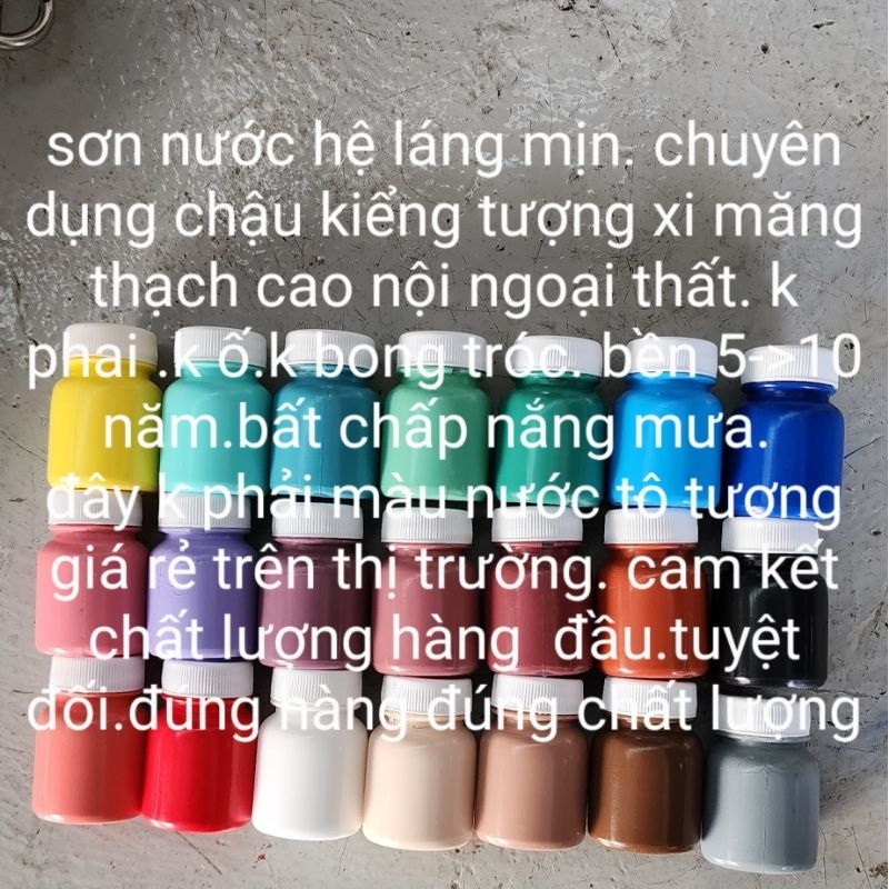 Sơn nước màu nước  tô  tượng. sơn chậu .tượng chuyên dụng nội ngoại thất