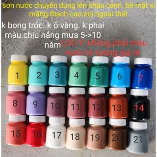 sơn nước màu nước  tô  tượng. sơn chậu .tượng chuyên dụng nội ngoại thất
