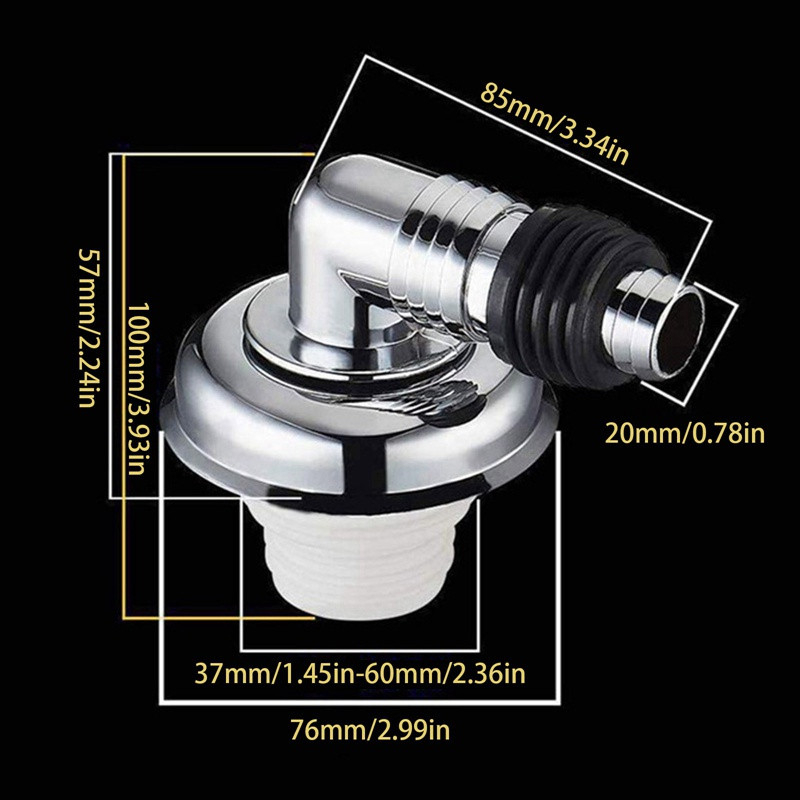 GA THOÁT NƯỚC MÁY GIẶT INOX 304 CAO CẤP KT:100mmx100mm