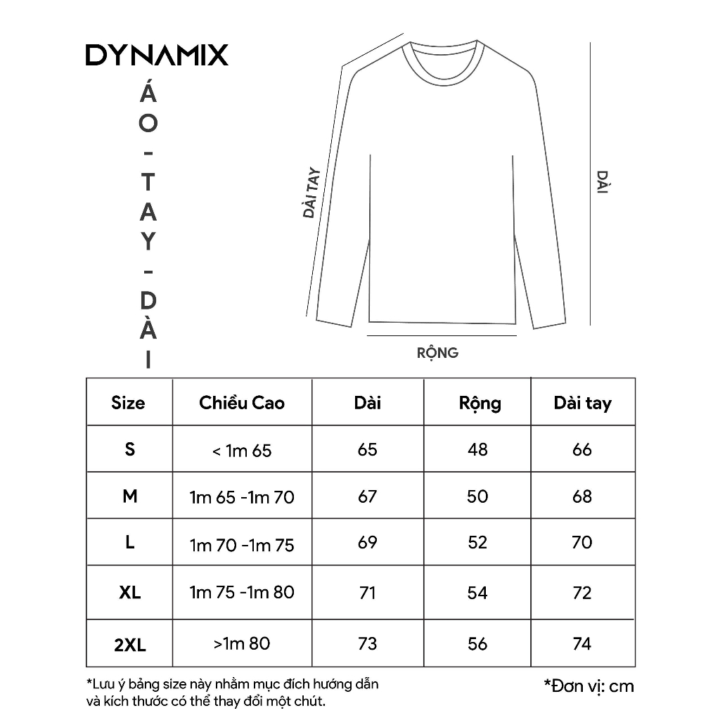 Áo thun dài tay nam SIMPLE phong cách thể thao, mát mẻ, thoáng khí - Thương hiệu DYNAMIX