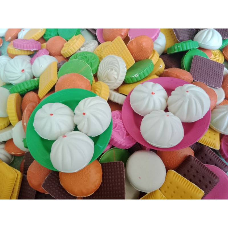 1 đĩa 3 bánh bao - Đồ chơi nấu ăn cân kí dành cho bé iu