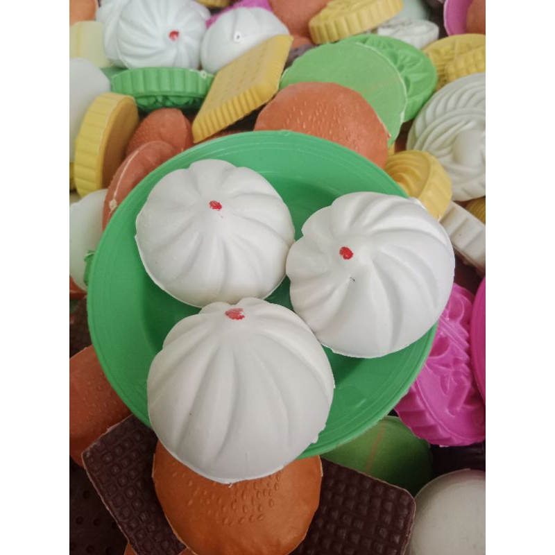1 đĩa 3 bánh bao - Đồ chơi nấu ăn cân kí dành cho bé iu