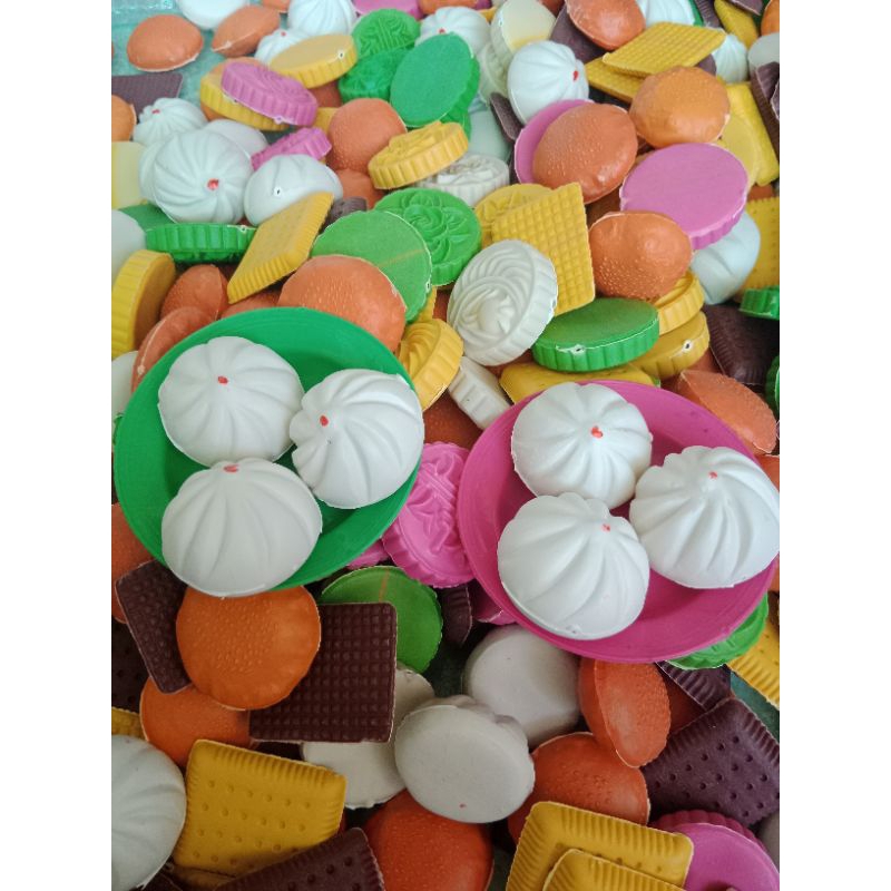 1 đĩa 3 bánh bao - Đồ chơi nấu ăn cân kí dành cho bé iu
