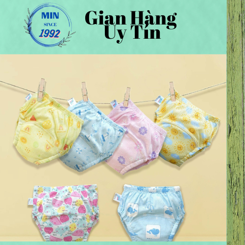 Quần bỏ bỉm Goodmama THÔNG HƠI-CẢI TIẾN MỚI, Quần cai bỉm ban ngày thoáng khí Cho bé từ 4-17kg, 1 Cái
