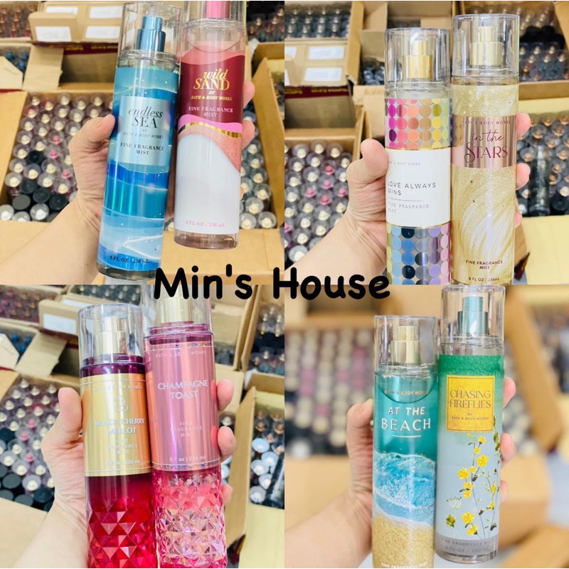 Xịt toàn thân - Body mists Bath & Body Works 236ml