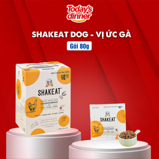 Thức ăn cho chó SHAKEAT DOG mọi lứa tuổi vị thịt ức gà dạng gói 80g