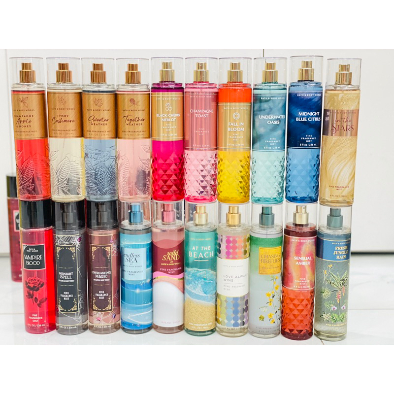 Xịt toàn thân - Body mists Bath & Body Works 236ml