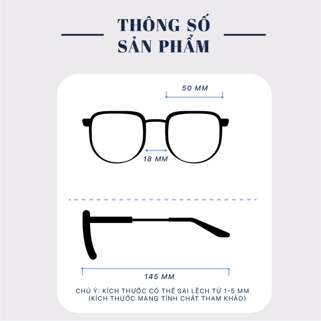 Gọng mắt kính nhựa dẻo LB Eyewear ND 2248 chống ánh sáng xanh - Dáng bầu vuông, lục giác -đen, xám,trong, ombre