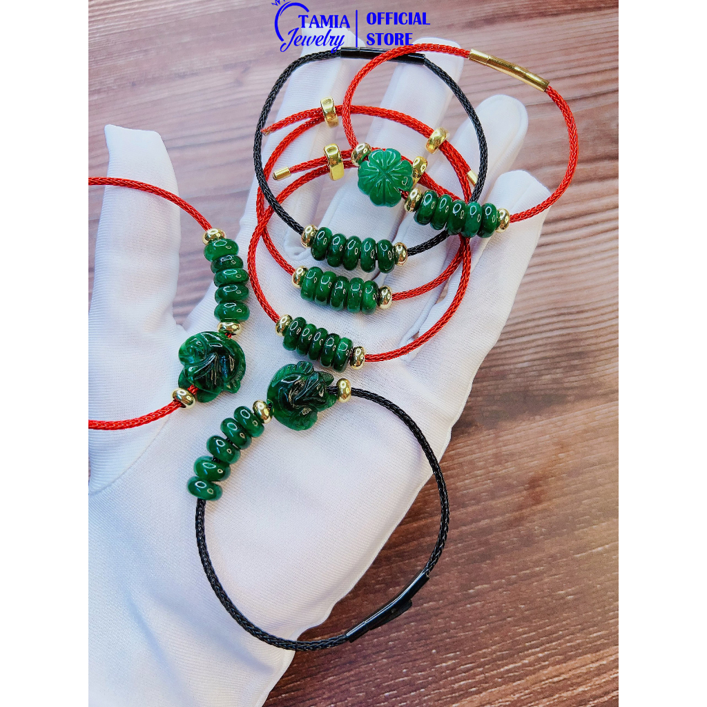 Vòng tay ngũ điếu cẩm thach tự nhiên - cao cấp - TamiaJewelry