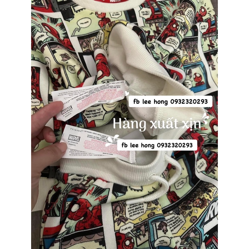 Bộ marvel dư xịn primark
