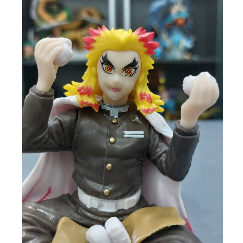 Mô hình Viêm Trụ Rengoku ngồi ăn Kimetsu no Yaiba -  Mô hình Thanh gươm diệt quỷ Viêm Trụ Rengoku 15