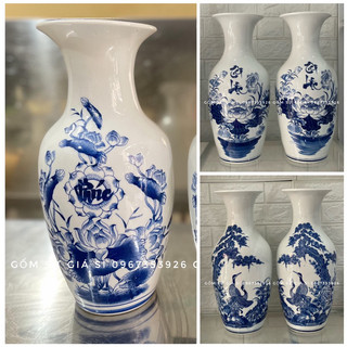 Lọ hoa bày ban thờ Sen Tài Lộc