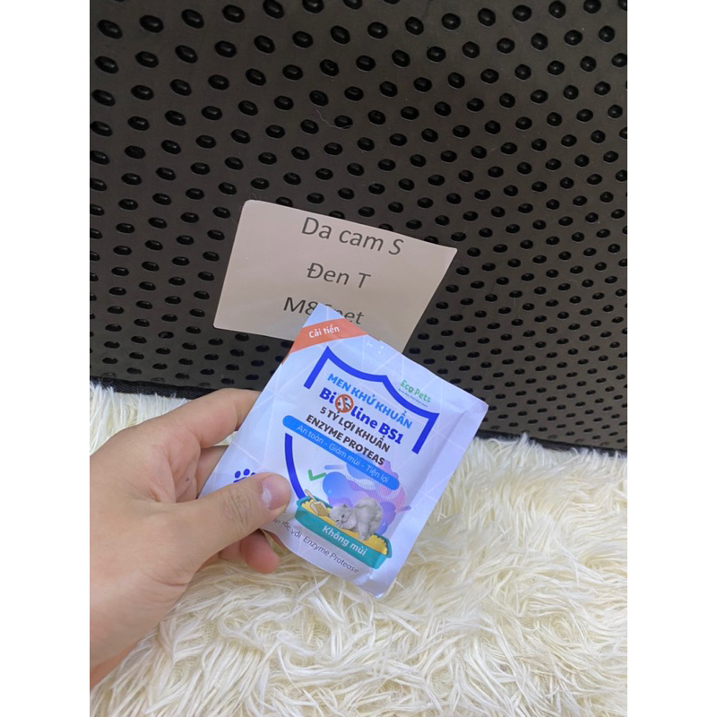 Men khử mùi hôi cát, vi khuẩn, nấm mốc Ecopets BS1 GÓI 30-50gr