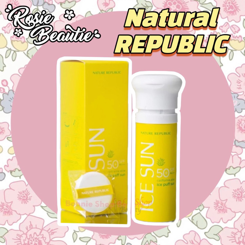 CHỐNG NẮNG MÁT LẠNH CHE KHUYẾT ĐIỂM 4°C SUN ICE NATURE REPUBLIC