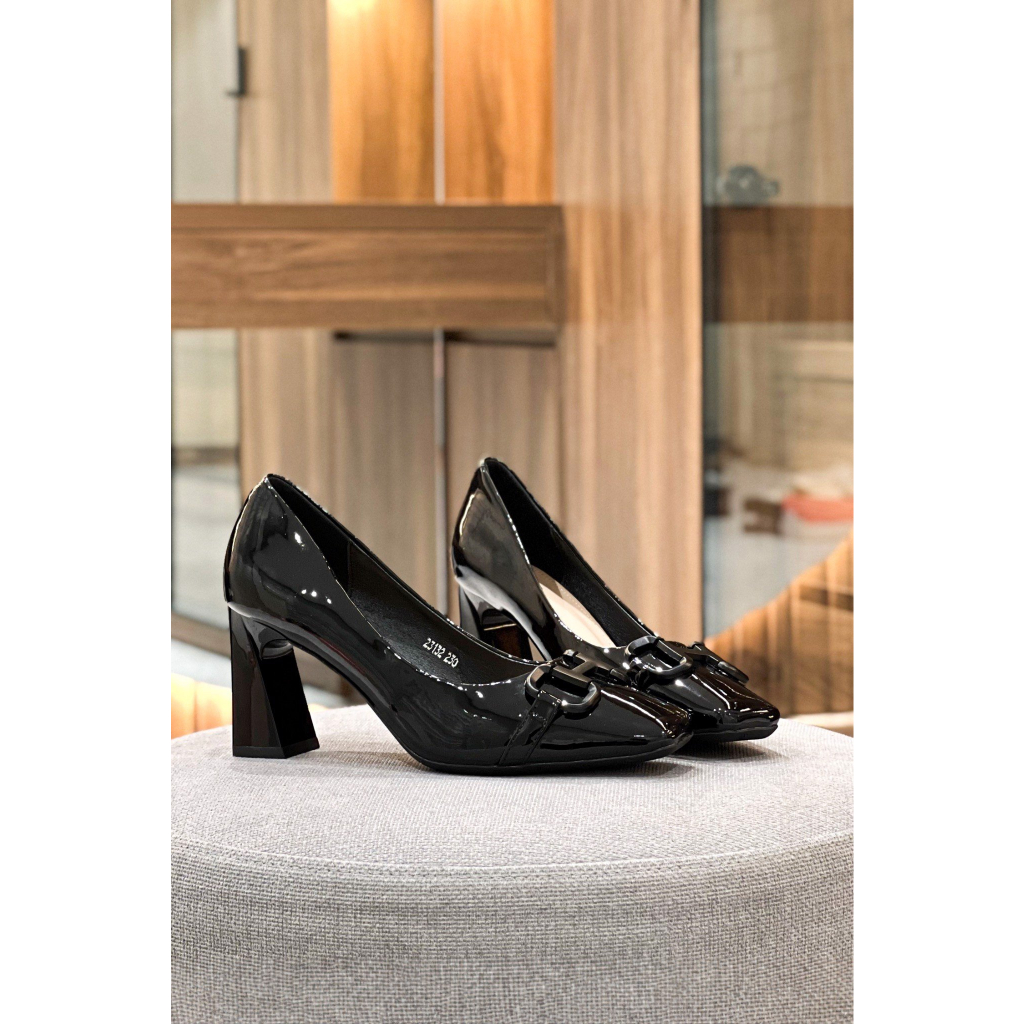 Giày cao gót mũi vuông cao 6 phân cao cấp 23132
