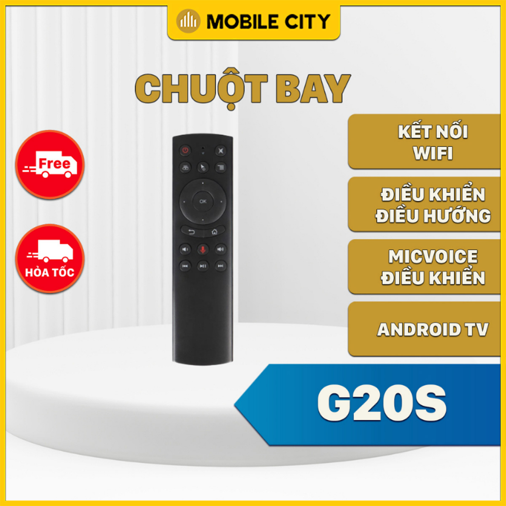 Chuột Bay G20S  - Thiết Bị Điều Khiển Thông Minh Cho Các Dòng Smart TV Android