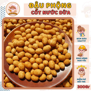 300g Đậu phộng da cá nước cốt dừa Ăn Vặt Vui