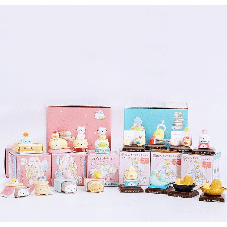 Đồ chơi blind box hộp mù tuyển tập các mô hình hoạt hình kiêm con dấu,Góc nhỏ Sumikko Gurashi