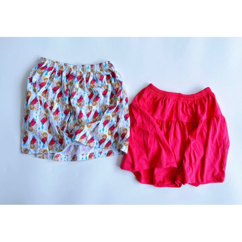 Chân váy kèm chip đùi cotton VNXK mềm mát bé gái 1-8y