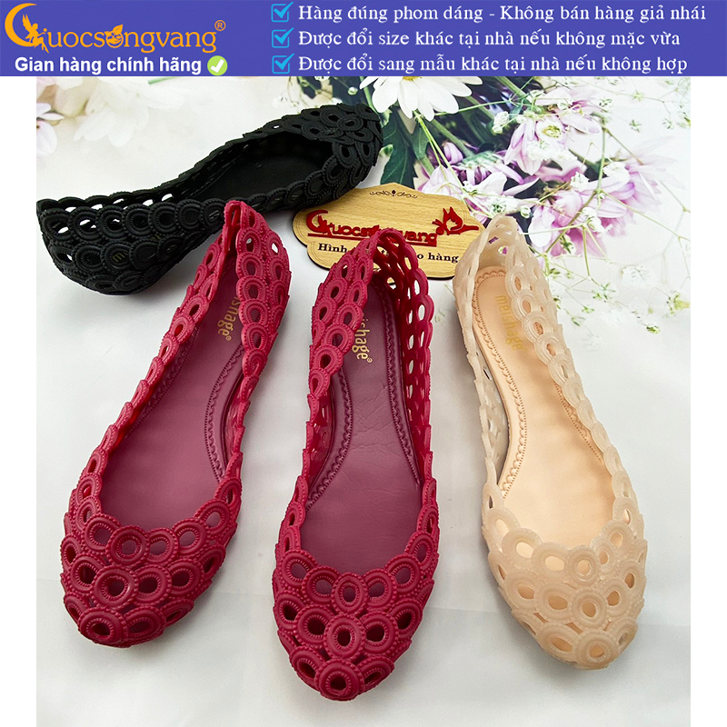 Giày nhựa đi mưa nữ giày nhựa nữ thoáng khí GLG124