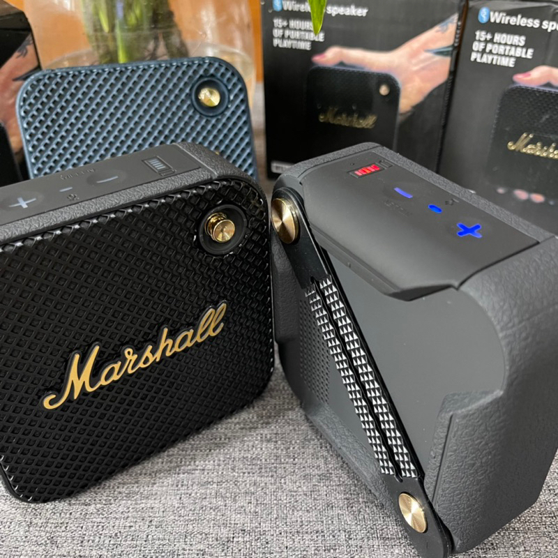 Loa bluetooth mini Marshall Willen chính hãng BH 12 tháng Pin trâu 15H chống nước loa mini không dây siêu Bass