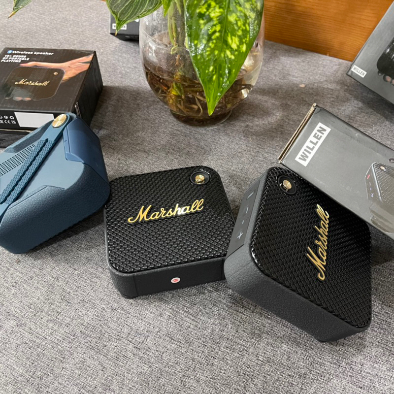 Loa bluetooth mini Marshall Willen chính hãng BH 12 tháng Pin trâu 15H chống nước loa mini không dây siêu Bass