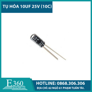 TỤ HÓA 10UF 25V (10c)